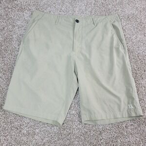 Dixxon Mens 36 Solid Beige Performance Stretch Chino Shorts